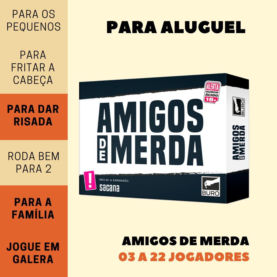 Jogo de mesa Amigos de merda Buró