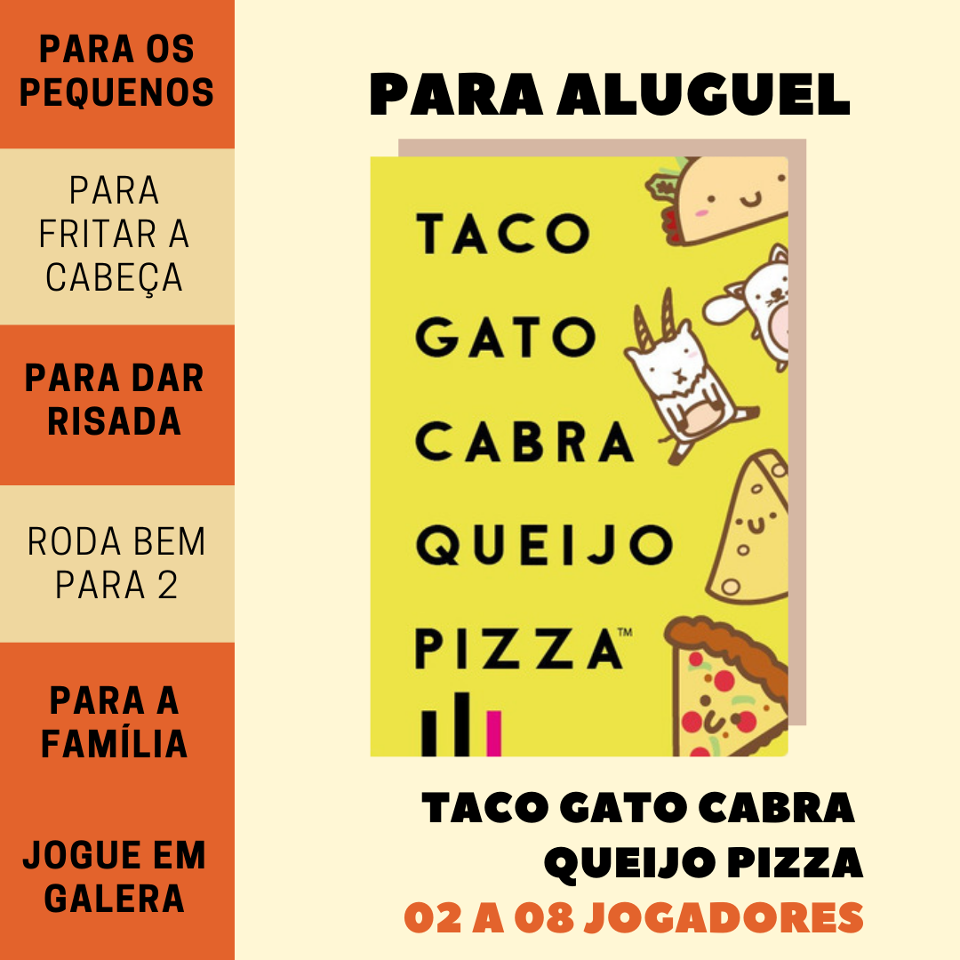 Taco Gato Cabra Queijo Pizza (Família Taco Gato)